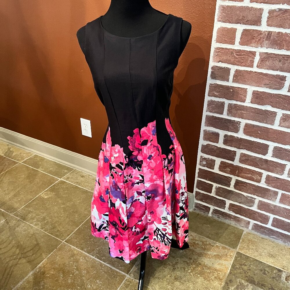 Chetta B Sleeveless Fit & Flare Dress SZ 4 OWO